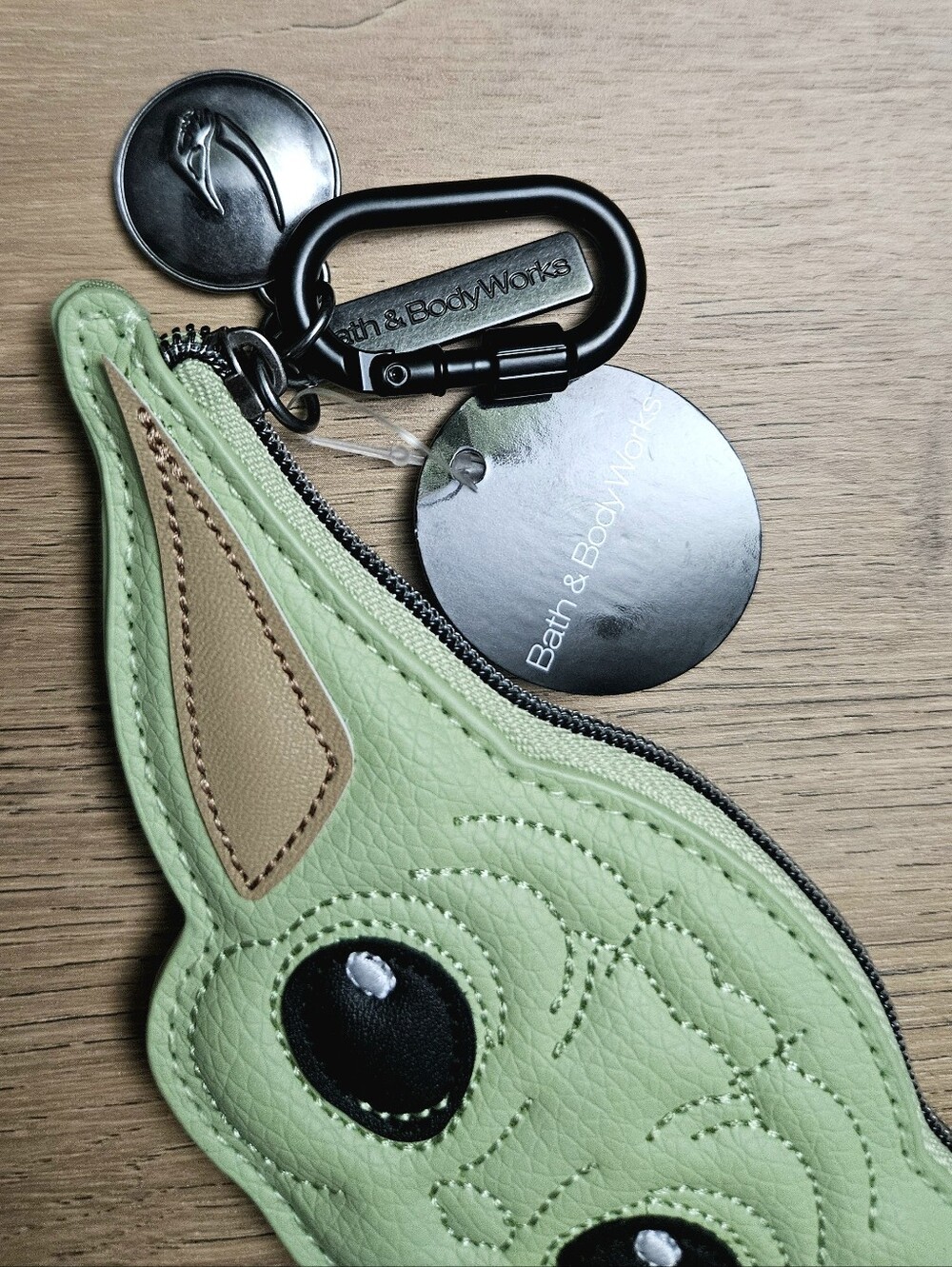 Bath & Body Works MANDALORIAN GROGU STAR WARS COIN PURSE Cute NEW MSRP $16.95